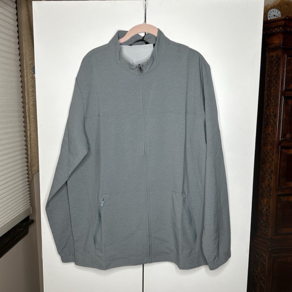 Travis Mathew Valley View No Logo Heather Grey Long Sleeve Men's Size XL NEW